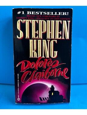 Stephen King Dolores Claiborne Signet First Printing 1993 Paperback 0451177096